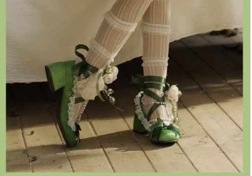New Release: -The Wild Roses- Lolita Dress Set And Its Matching Shoes