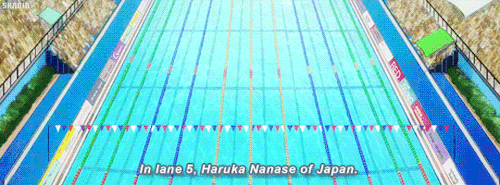 forthefuturefestival:“Rin as usual is eager for a race, but Haruka smiles when he looks at Rin.I bel