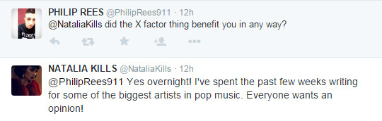 nataliakillscz:  Some of the questions and answers from yesterday’s chat with Kills