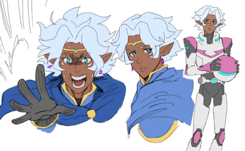 Charming Ladies And A Prince With A White Space Ship.