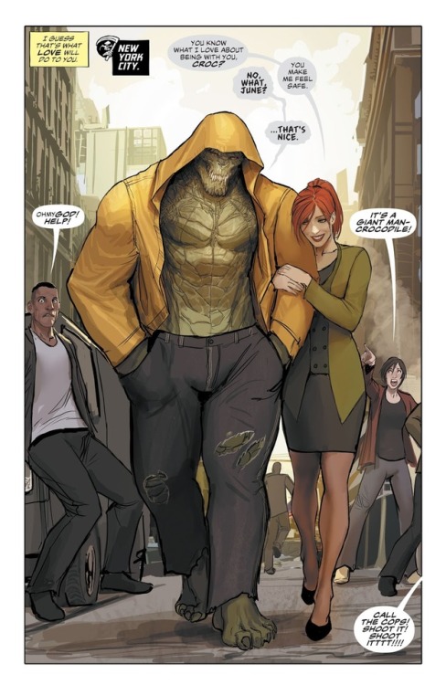 probably-unreliable:I never realized that Killer Croc is such an amazing boyfriend……. would be my story if life was a comic book