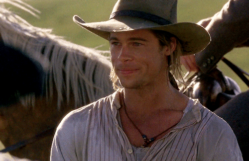 catalinabaylors:Brad Pitt as Tristan Ludlow in Legends of the Fall (1994)