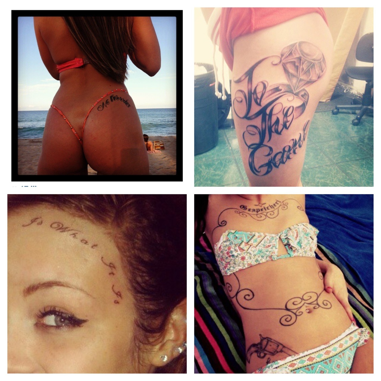 Fuck No Bad Tattoos The Original Bad Tattoo Blog No Worries On Her Butt Married To The Game On Fuck No Bad Tattoos The Original Bad Tattoo Blog No Worries On Her Butt Married To The Game On