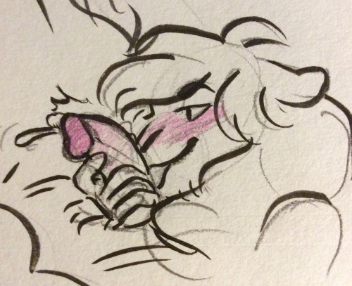 fluffyboobs:  Smooches for the big boyfriend(s cock)  He/they pronouns only