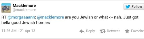poeticallyflowing:  bitteroreo:  lilsuciia:  fullfrontaljewdity:  socialistexan:  The seething hatred for Macklemore is back full force again. Like, when I was originally feeling like this, people kept arguing his FANS were the problem and not him or