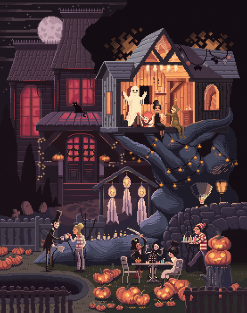 pixelshuh:Happy Halloween everyone!! :)