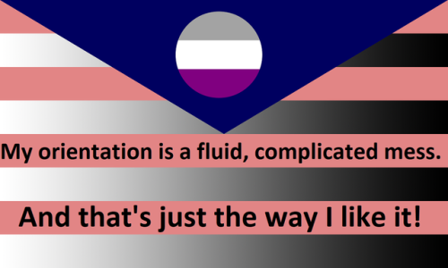  [Image description: A picture of the propeestsexual flag with the statement, “My orientation is a f