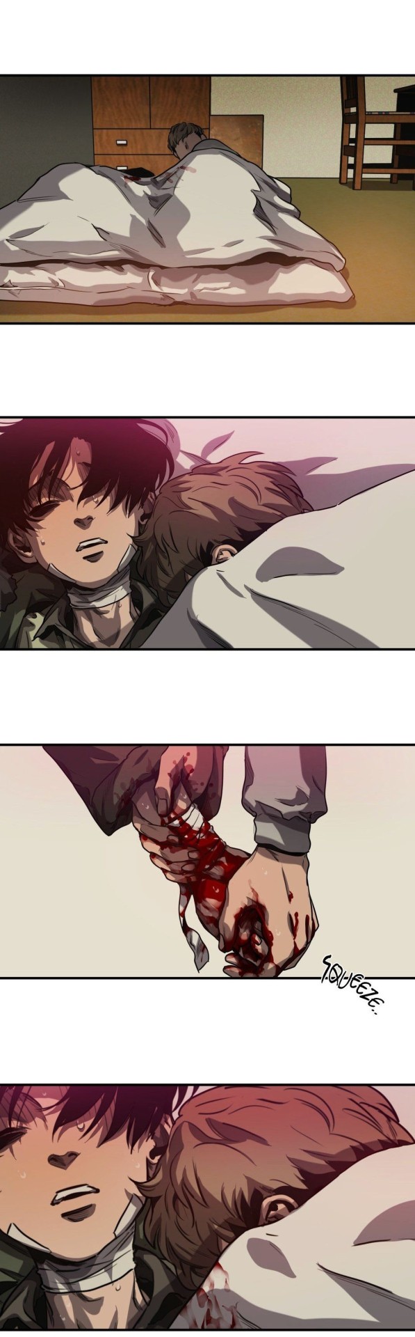 whiteplums-world:  uchiha-n:  I think at chapter 27 Sangwoo was reliving what he