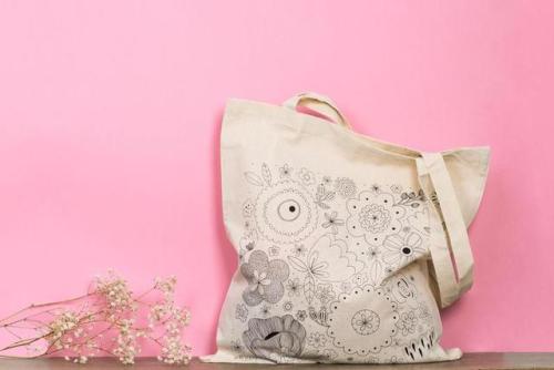 Floral Tote Bag //atelierpoppyflowers