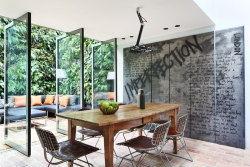 myidealhome:  yes or no: grunge wall? (via