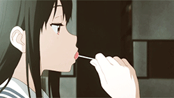  Gifset: The Beloved → Nase Mitsuki as the AU youngest child of Levi &amp;