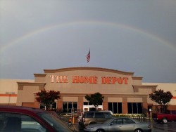 Tragedy Yesterday As The Local Home Depot Was Struck By Teh Ghey.