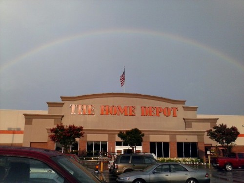 Tragedy yesterday as the local Home Depot was struck by Teh Ghey.