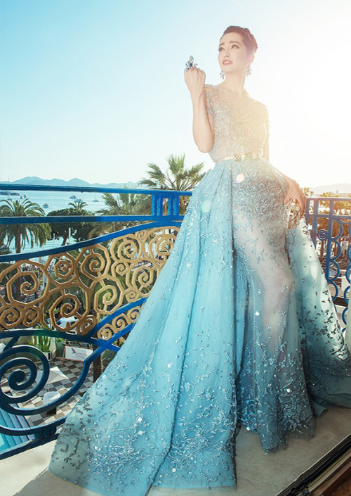 Li Bingbing in Zuhair Murad Couture at the 2015 Cannes Film Festival premiere for &ldquo;Sea of 