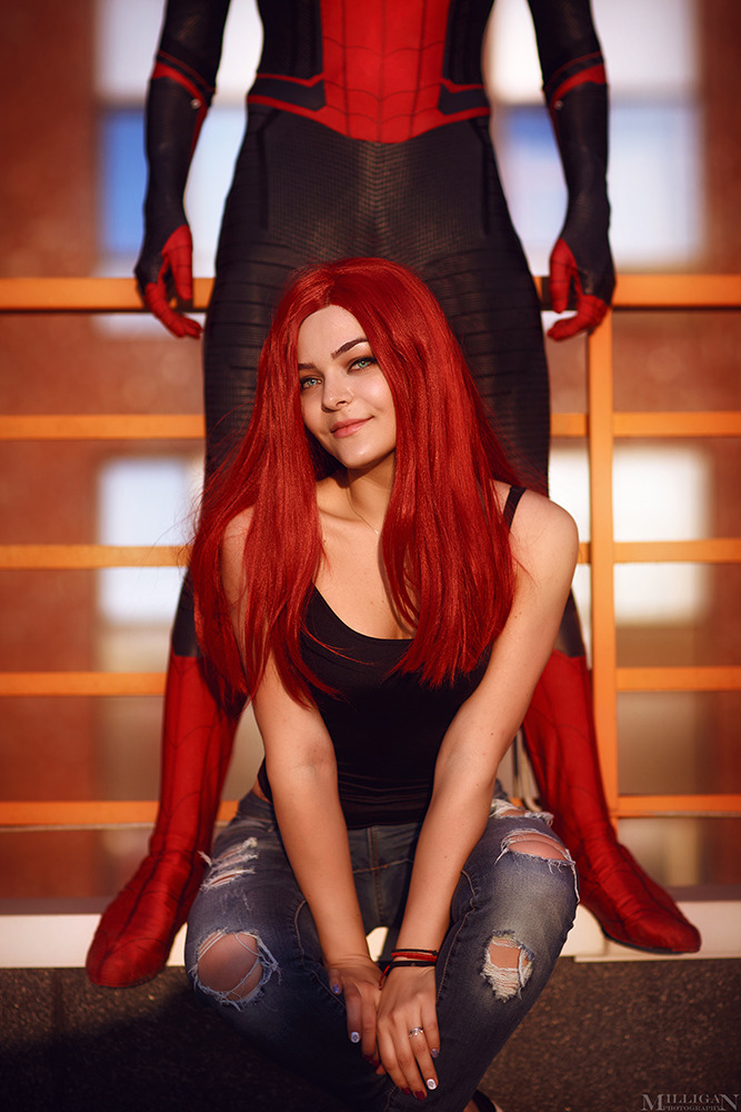 Shamrock_cosplay as Spider-manMarika as MJphoto by me