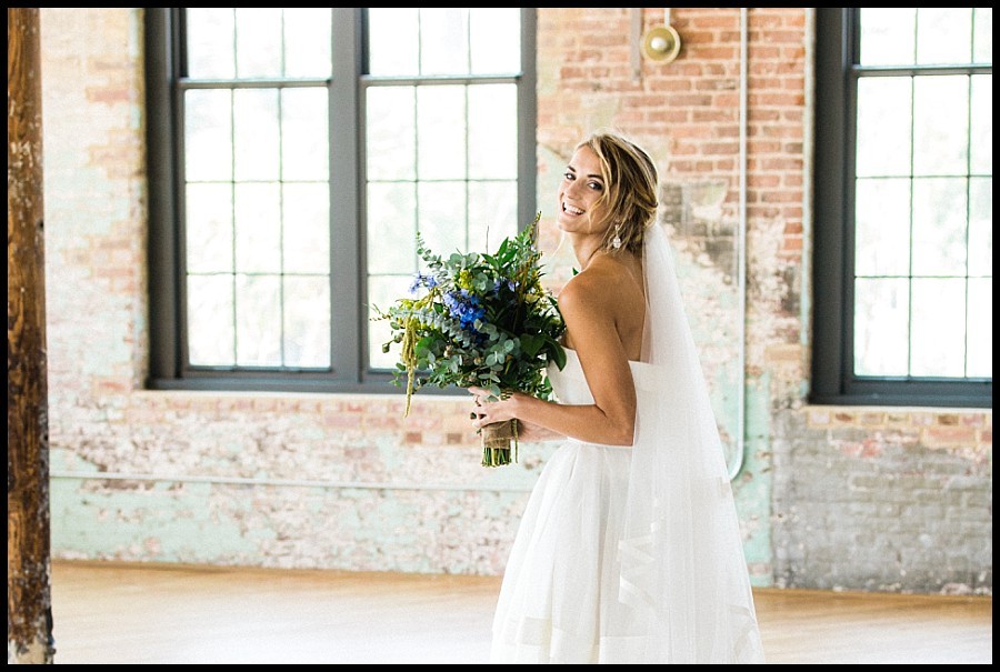 charleston wedding photography and caroline herrera fern gown at the ceder room