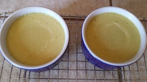 green tea creme brulee. so good!