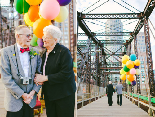 snapknot: Amazingly adorable photos from an ‘Up’ inspired anniversary photo shoot…after 61 years of 