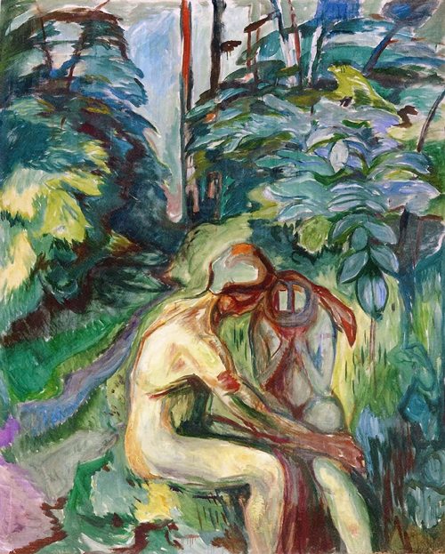 Edvard Munch, Norway(1863-1944)Consolation in the forest (1924-25)