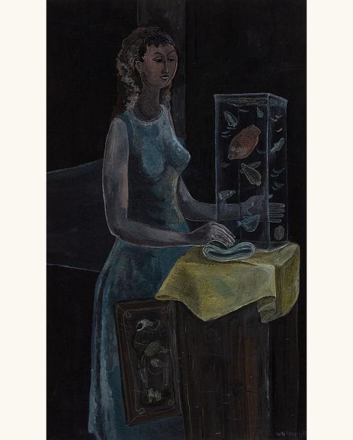 lilithsplace: ‘Lady with Aquarium’, 1945 - Kelly Fearing (1918–2011)