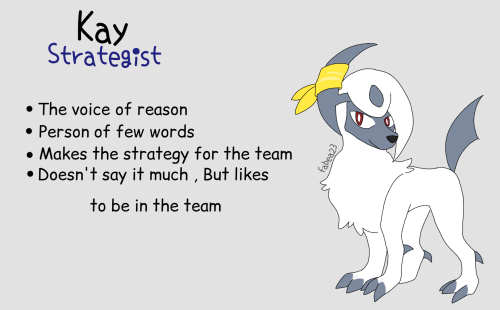 Well Here Are The Other Two Members Of My Team, Gardevoir And Kay The Absol!