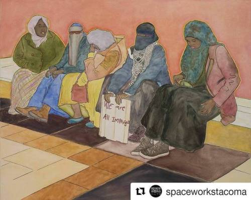 #Repost @spaceworkstacoma (@get_repost)・・・&ldquo;We Are All Immigrants&rdquo; by @malaykagormally ex