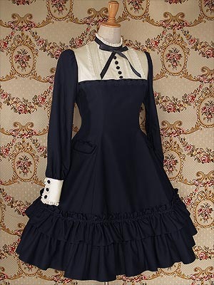 joyeuselacelife:  Mary Magdalene Classic Lolita - Bibbed Dresses 