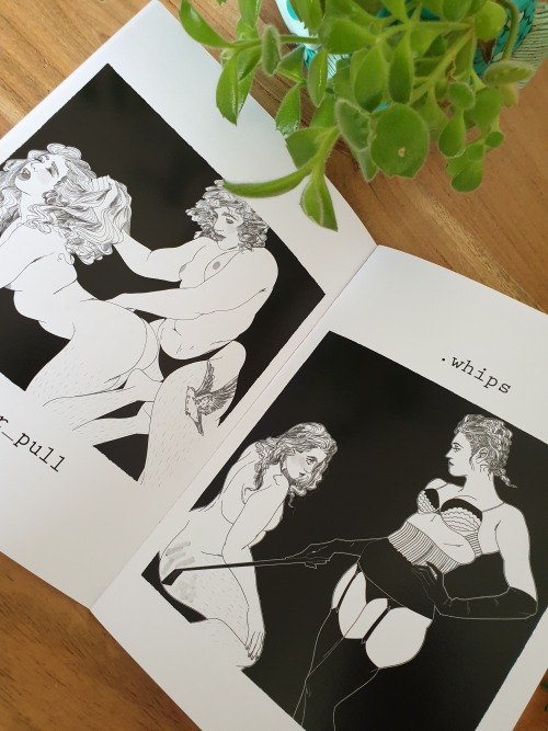 Sirens, switches, lusty witches. A double (SALTY) zine featuring the best of my MerMays and Kinktobe