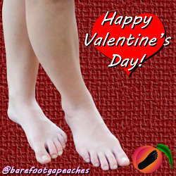 barefootgapeaches:  Happy Valentine’s Day,