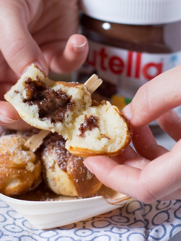 sweetoothgirl:    Dessert Takoyaki: Nutella-Filled Pancake   