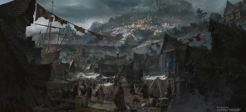 ravenkult:verum- gutters by dongbiao lu www.artstation.com/artwork/BN5El