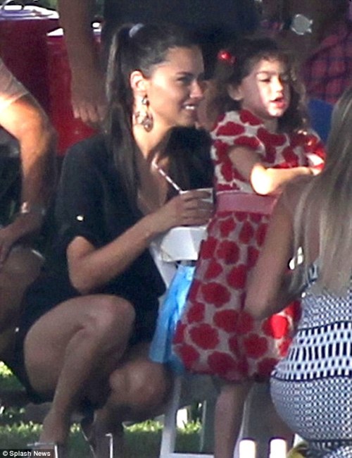 Adriana celebrated her cute daughter Valentina&rsquo;s birthday just two days earlier in Miami.