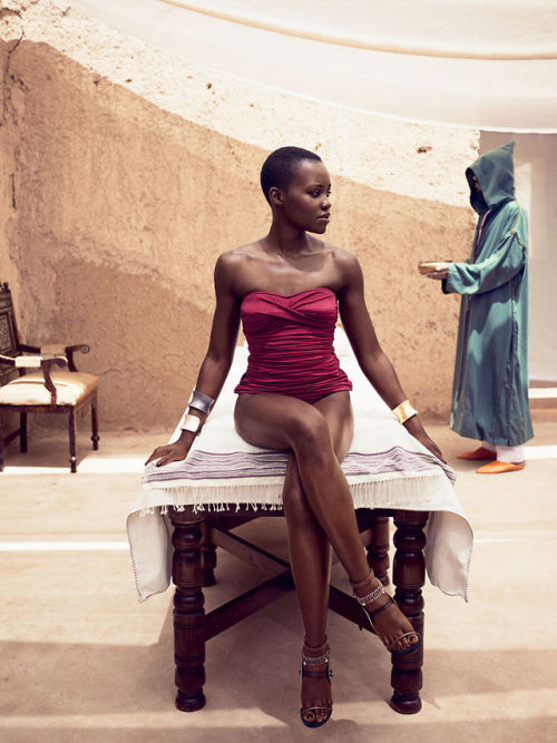 theuppitynegras:highfashionandmakeup:Lupita Nyong’o for Vogue US  July 2014LOOK AT THE GLORY