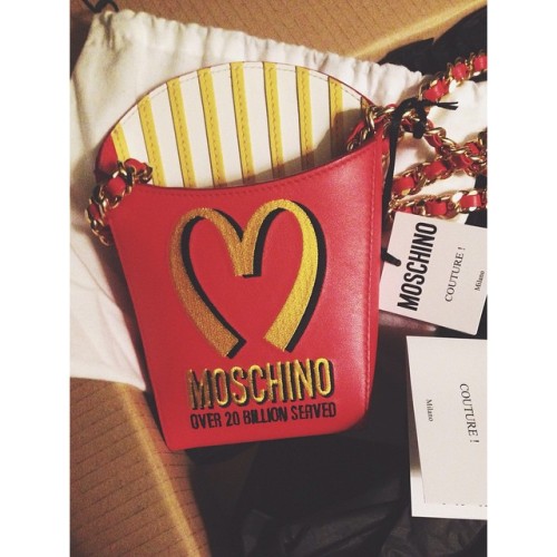 My McBag. #imlovinit #moschino