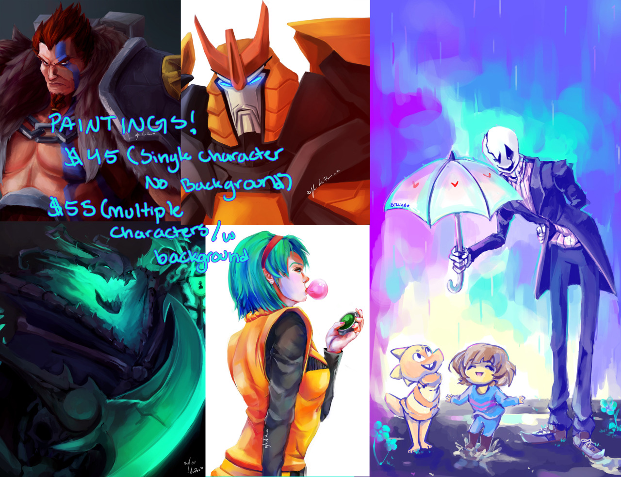 nizaen:  COMMISSIONS ARE NOW OPEN!!!!! I’m becoming more independent but I don’t
