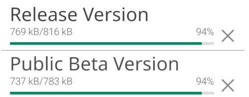These are the updates I live for: Adding features and reducing filesize. Of course the updates in th