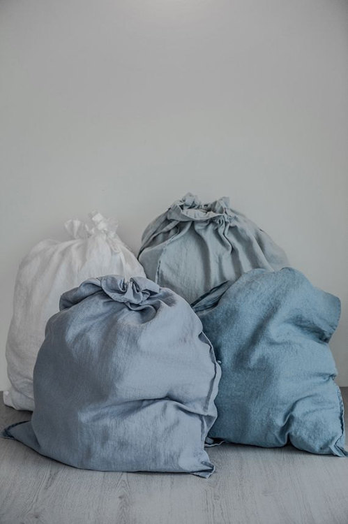 aonoco: Etsy の Large linen laundry bag by notPERFECTLINEN