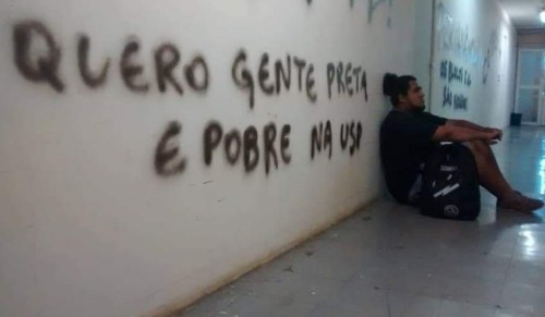 “I want black and poor people in USP (Universidade de São Paulo)”USP is the largest publ