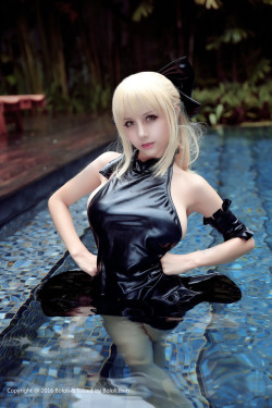 cosplayjapanesegirlsblog:  Fate Hollow Ataraxia - Saber Alter [BoLoLi] 1-3