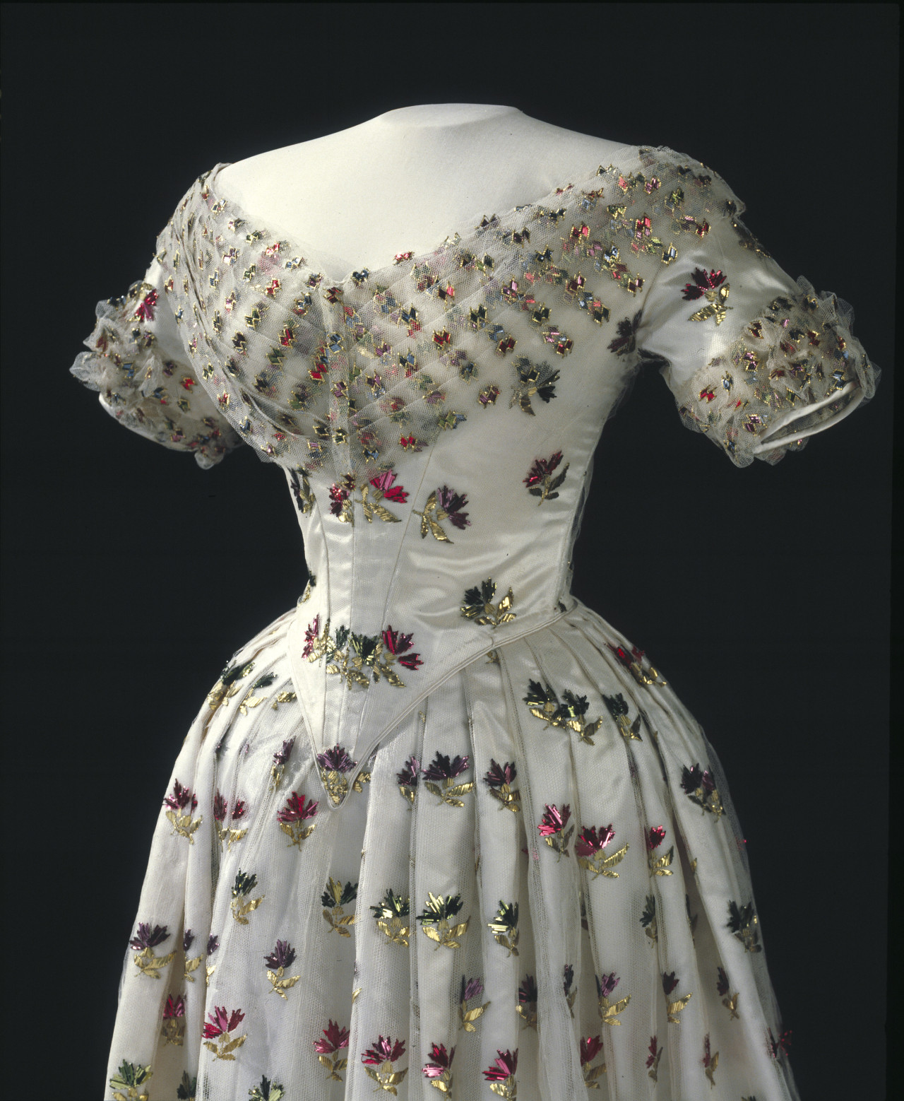 history-of-fashion: 1840s Evening dress of Princess Eugénie of Sweden ...