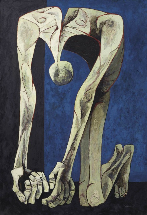alaspoorwallace:Oswaldo Guayasamín (Ecuadorian, 1919-1999), Los desesperados, 1970. Oil on canvas, 160 x 109.5 cm