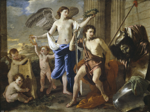 The Triumph of DavidNicolas Poussin (French; 1594–1665)ca. 1630Oil on canvasMuseo Nacional del Prado