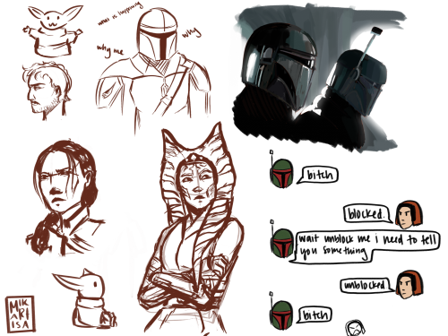 mindless mando doodling