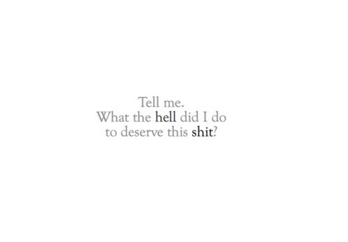 conceal; don't feel