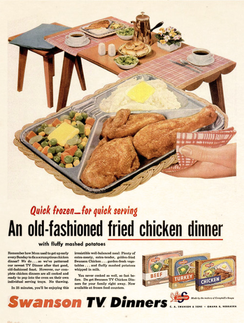 Swanson TV Dinners, 1955Theme Week: Frozen Food