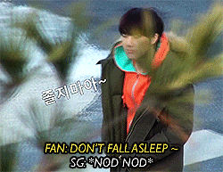 hogays:  10 | ∞ Infinite offstage: Grandpa Gyu’s fans reminding him not to fall