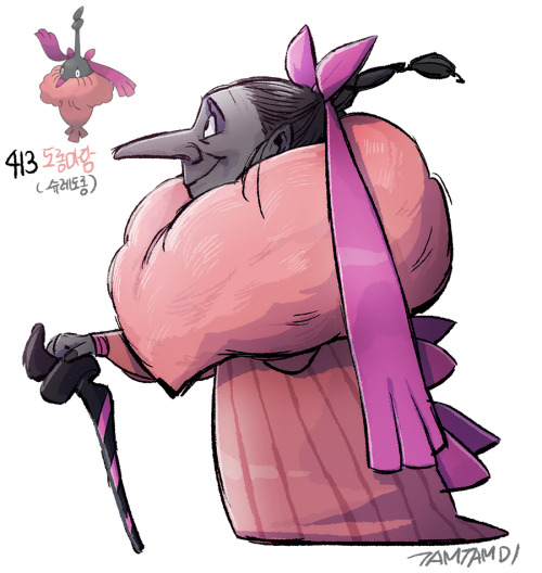 Pokemon Humanization412. Burmy 413. Wormadam 414. Mothim tamtamdi.com