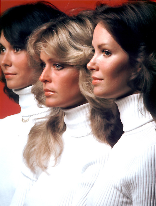 70rgasm: Jacelyn Smith, Farrah Fawcett & Kate Jackson in The Charlie’s Angels, 1976