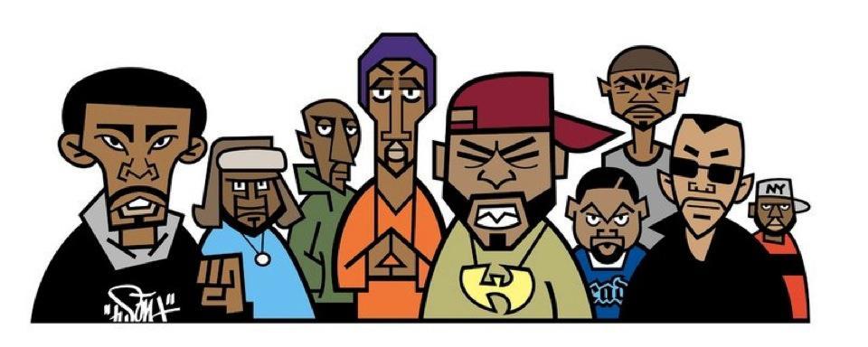 real-hip-hop-affiliated:  Wu-Tang Clan .