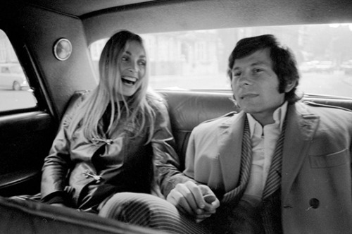 lovesharontate:Sharon Tate and Roman Polanski in London, 1968. Photos by Bill Ray